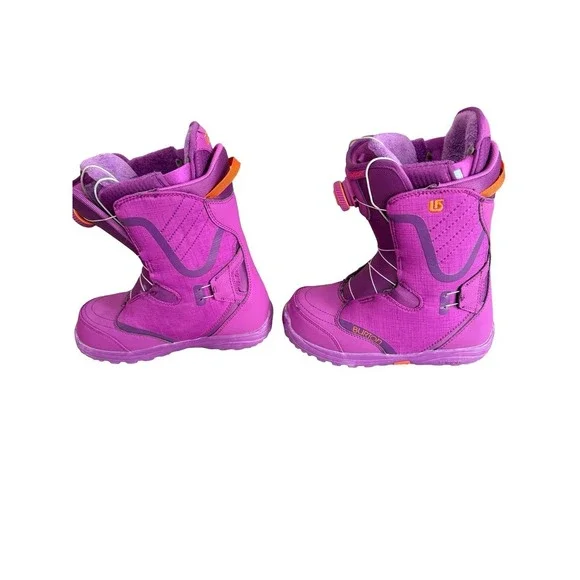 Burton Limelight BOA Imprint 2 Snowboard Boots Purple Women Size 7 - Picture 2 of 10
